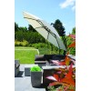 Parasol déporté Sun Garden - Easy Sun rond XL sans volants - toile Olefin Beige