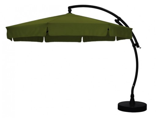 Parasol déporté Sun Garden - Easy Sun classique avec volants - toile Olefin Terracotta