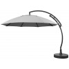 Parasol déporté Sun Garden - Easy Sun rond XL sans volants - toile Olefin Gris clair